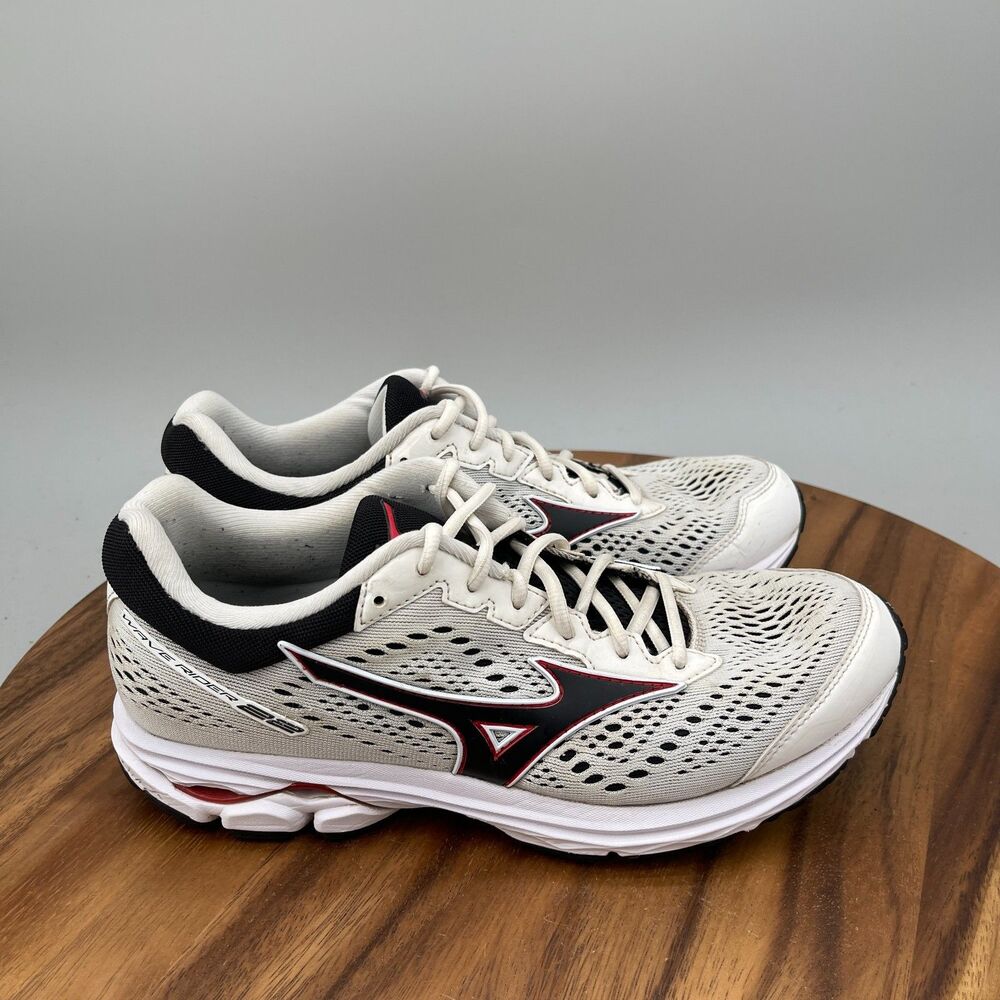 Mizuno Wave Rider 22 Shoes Mens Size 7.5 White Running Comfort Walking Sneakers